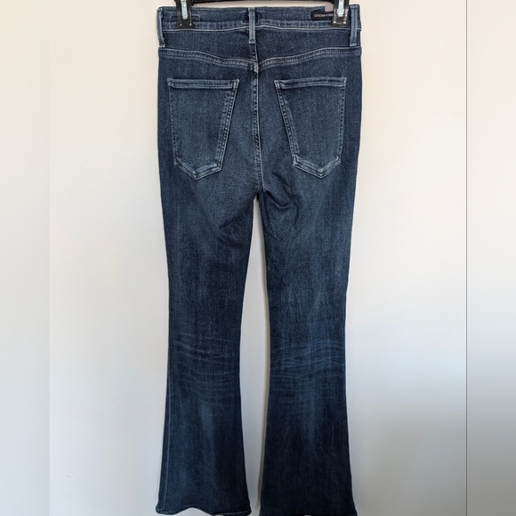 Citizens of Humanity Fleetwood High Rise Flare Jeans Size 27 Dark Wash Denim - Picture 3 of 12
